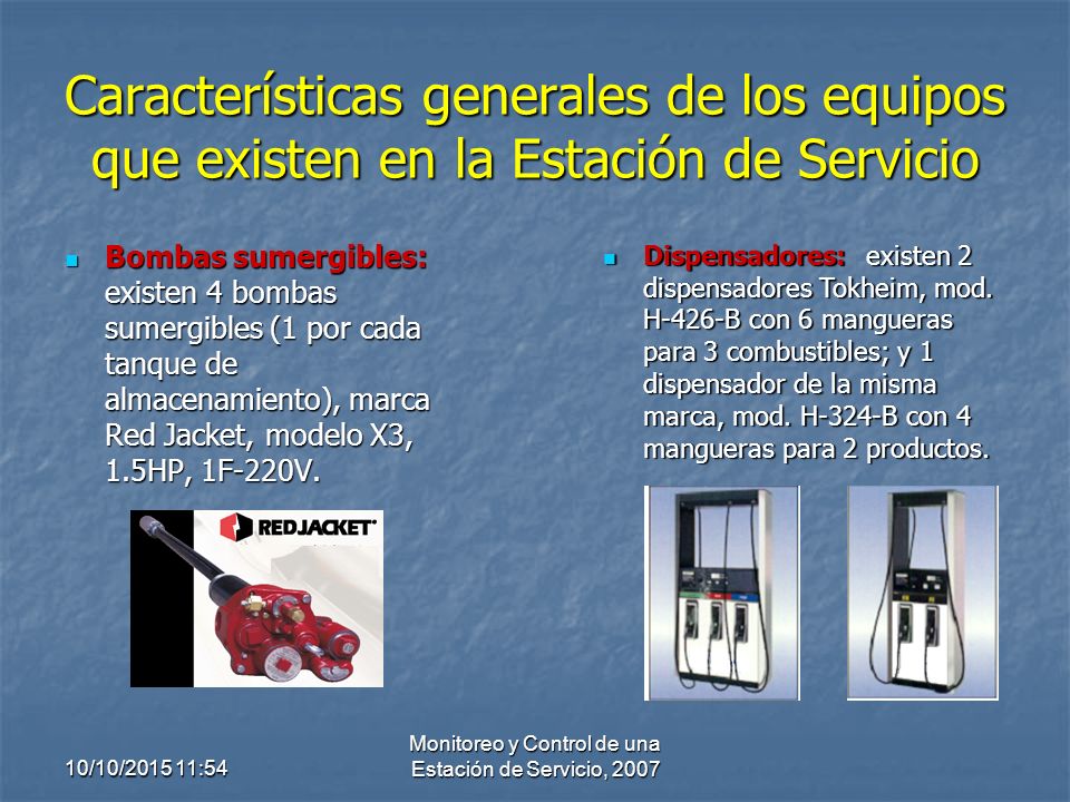 Monitoreo y Control de una Estación de Servicio, 2007
