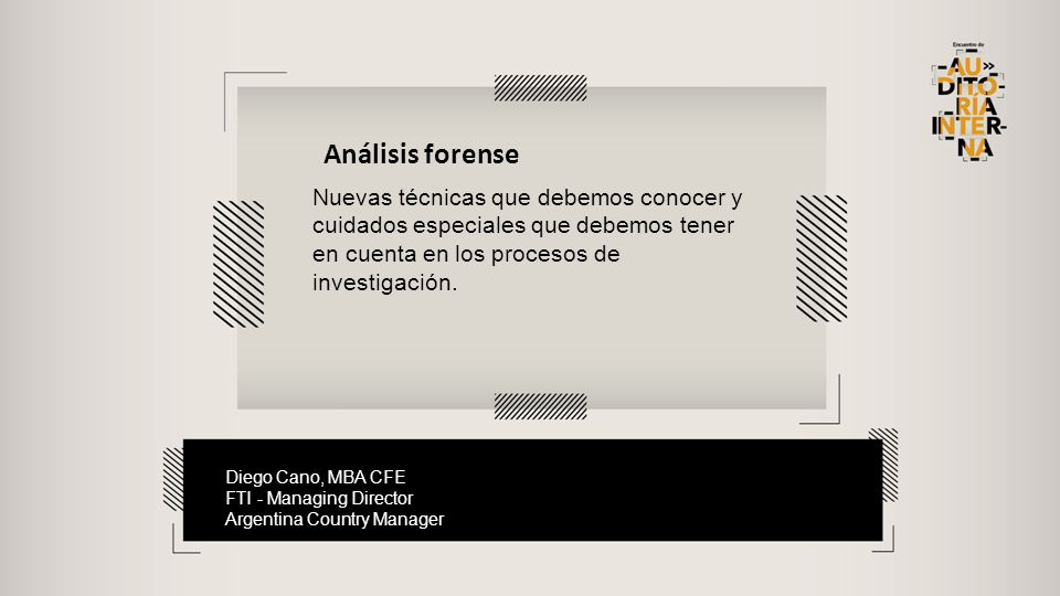 Análisis forense Nuevas técnicas que debemos conocer y cuidados especiales que debemos tener en cuenta en los procesos de investigación.