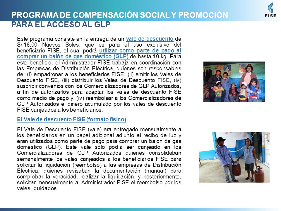 Programa de Compensación Social y Promoción para el Acceso al GLP