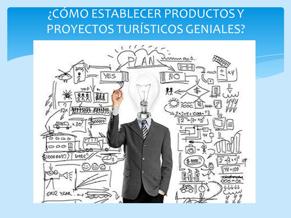 ¿CÓMO ESTABLECER PRODUCTOS Y PROYECTOS TURÍSTICOS GENIALES