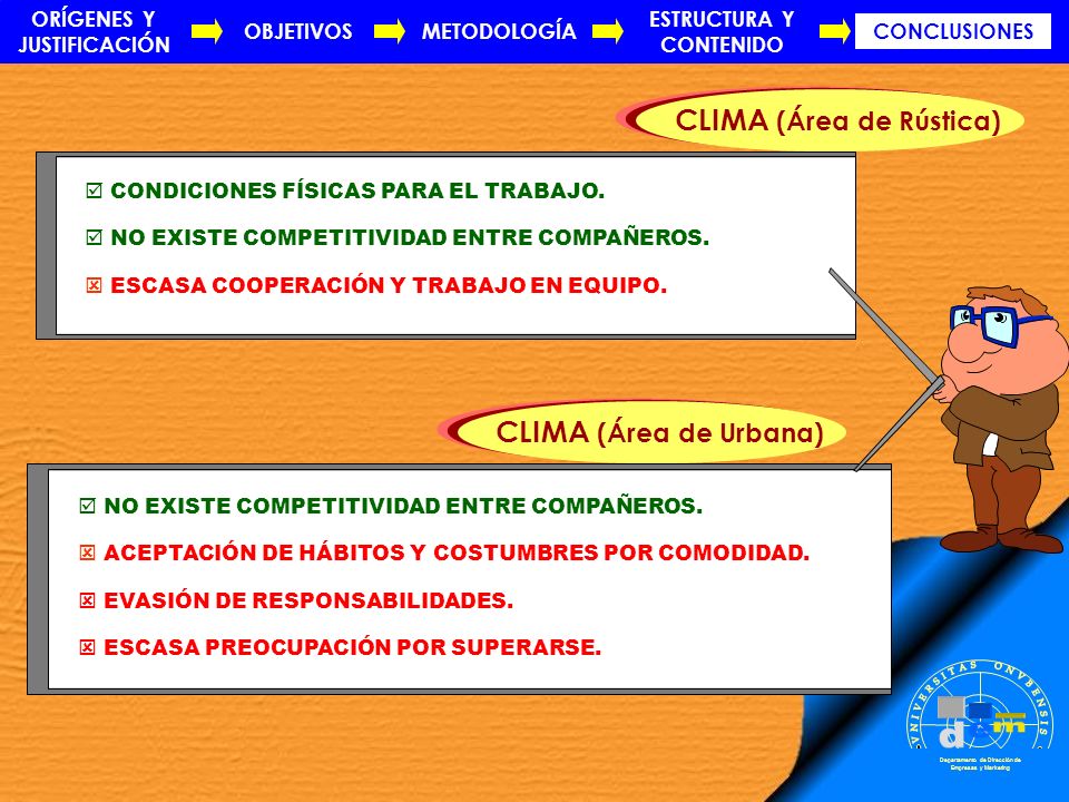 . m d e VNIVERSITAS ONVBENSIS SAPERE AVDE CLIMA (Área de Rústica)