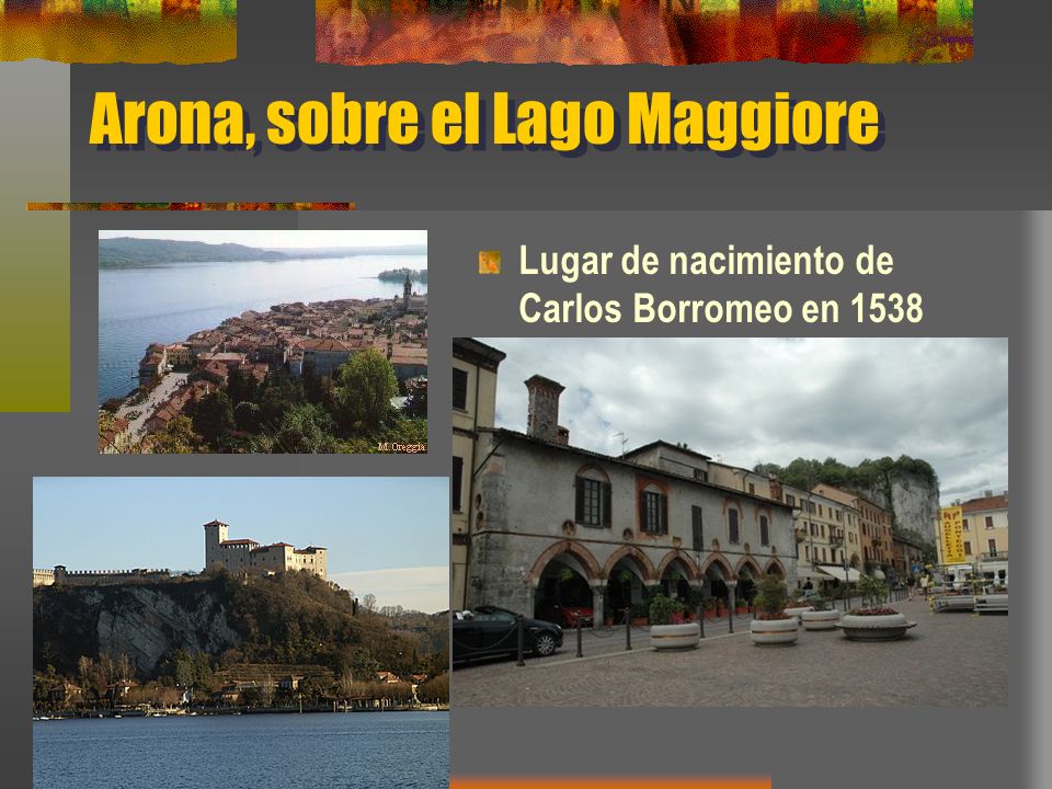 Arona, sobre el Lago Maggiore