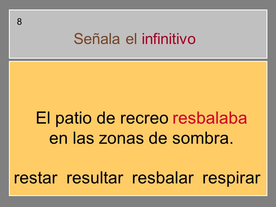 El patio de recreo resbalaba en las zonas de sombra.