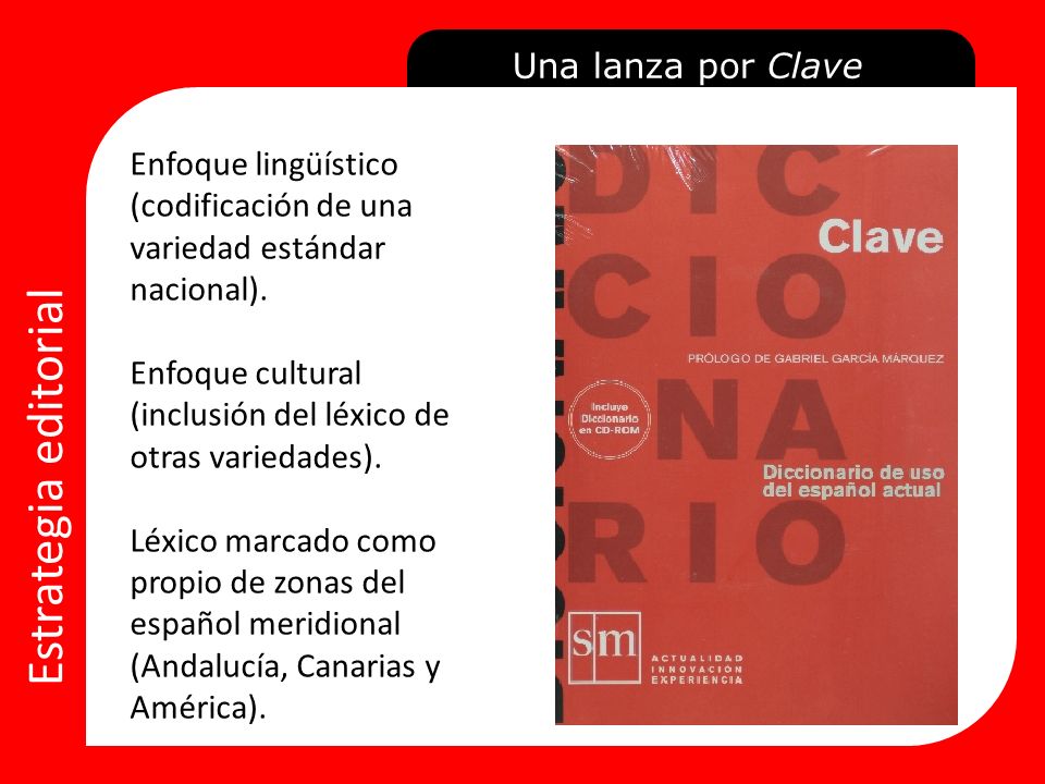 Estrategia editorial Una lanza por Clave