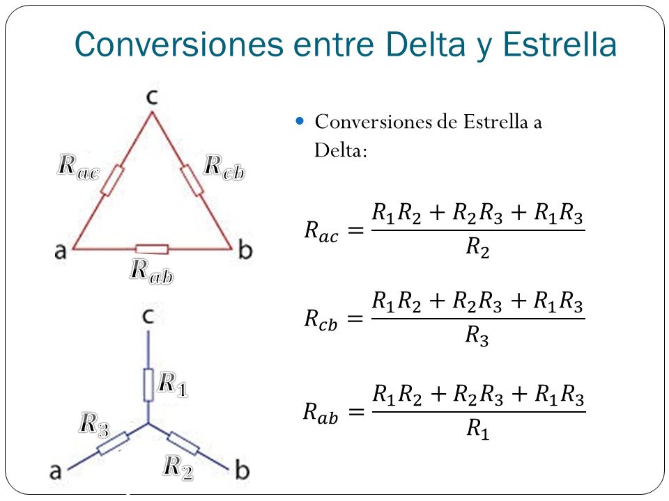 Minero Aproximación sinsonte Reducción de resistencias (serie-paralelo y delta-estrella) - ppt descargar