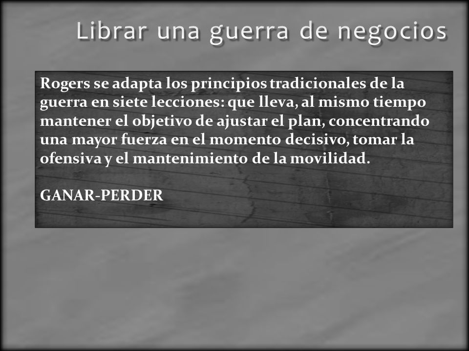 Librar una guerra de negocios
