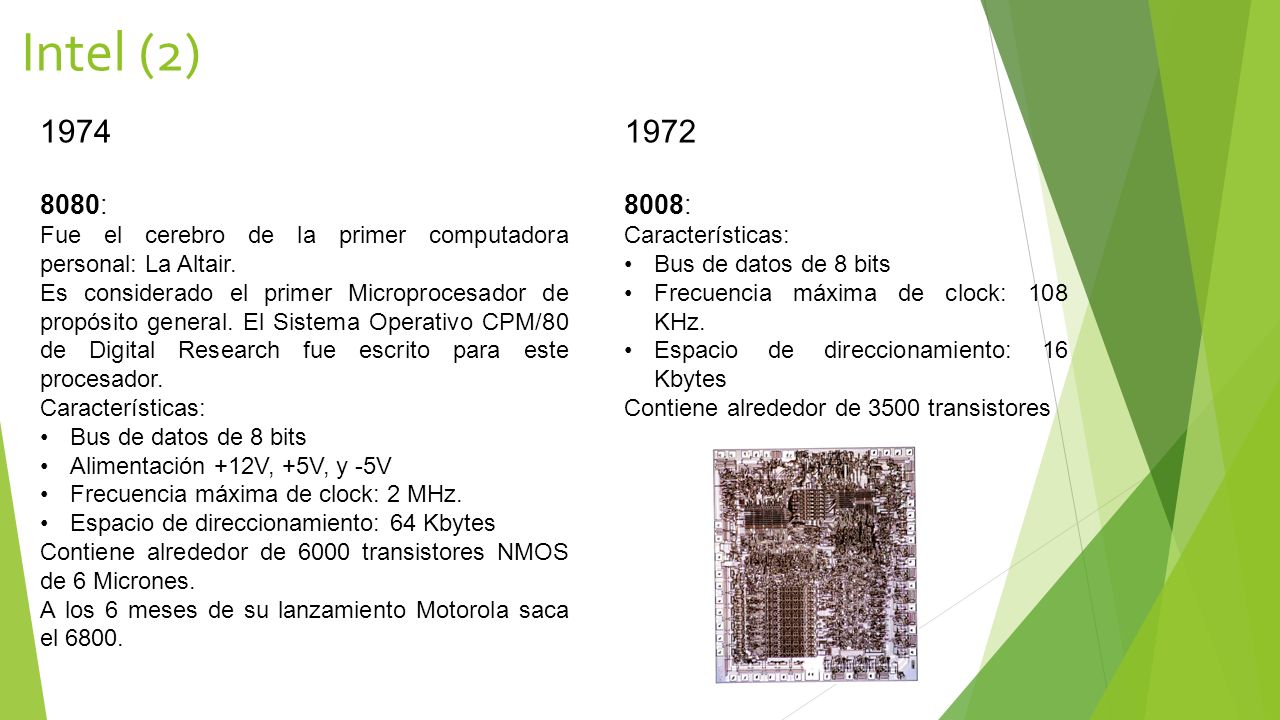 Intel (2) : Fue el cerebro de la primer computadora personal: La Altair.