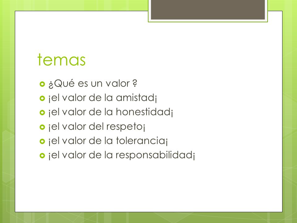 temas ¿Qué es un valor ¡el valor de la amistad¡