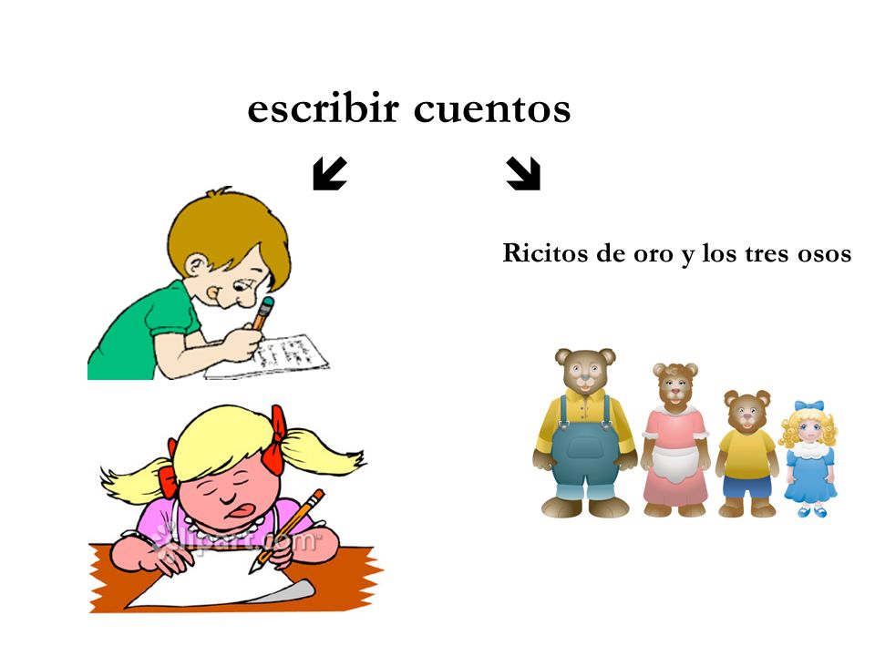 escribir cuentos   Ricitos de oro y los tres osos