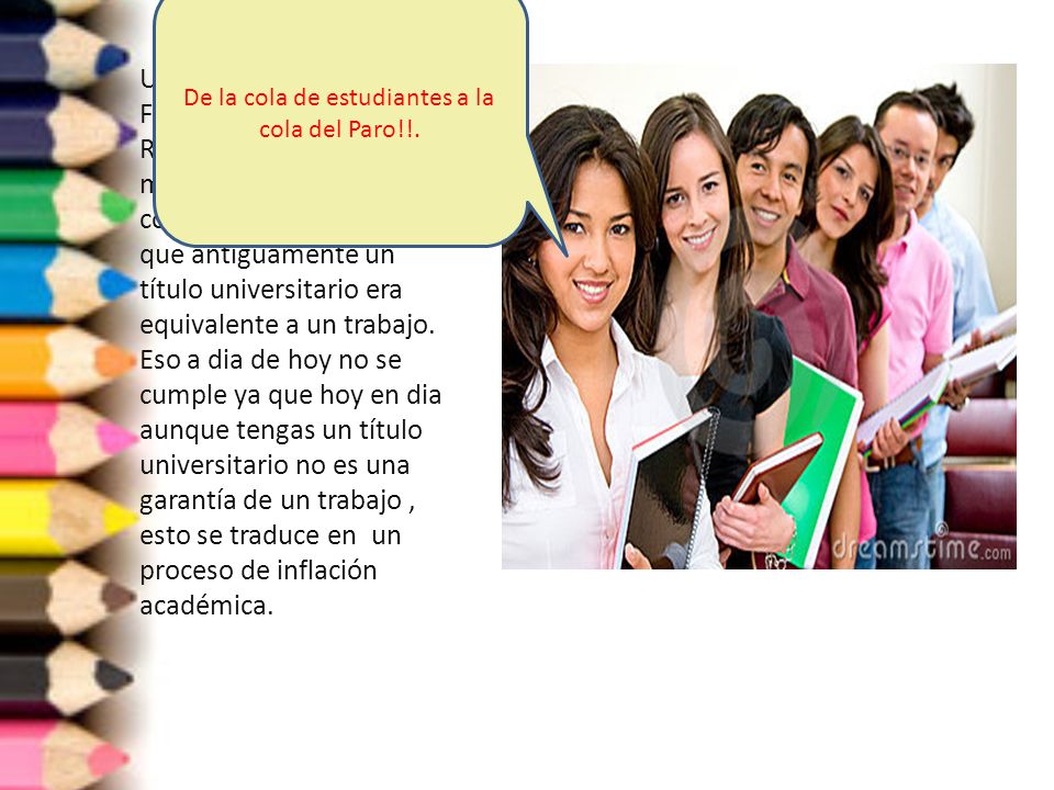 De la cola de estudiantes a la cola del Paro!!.