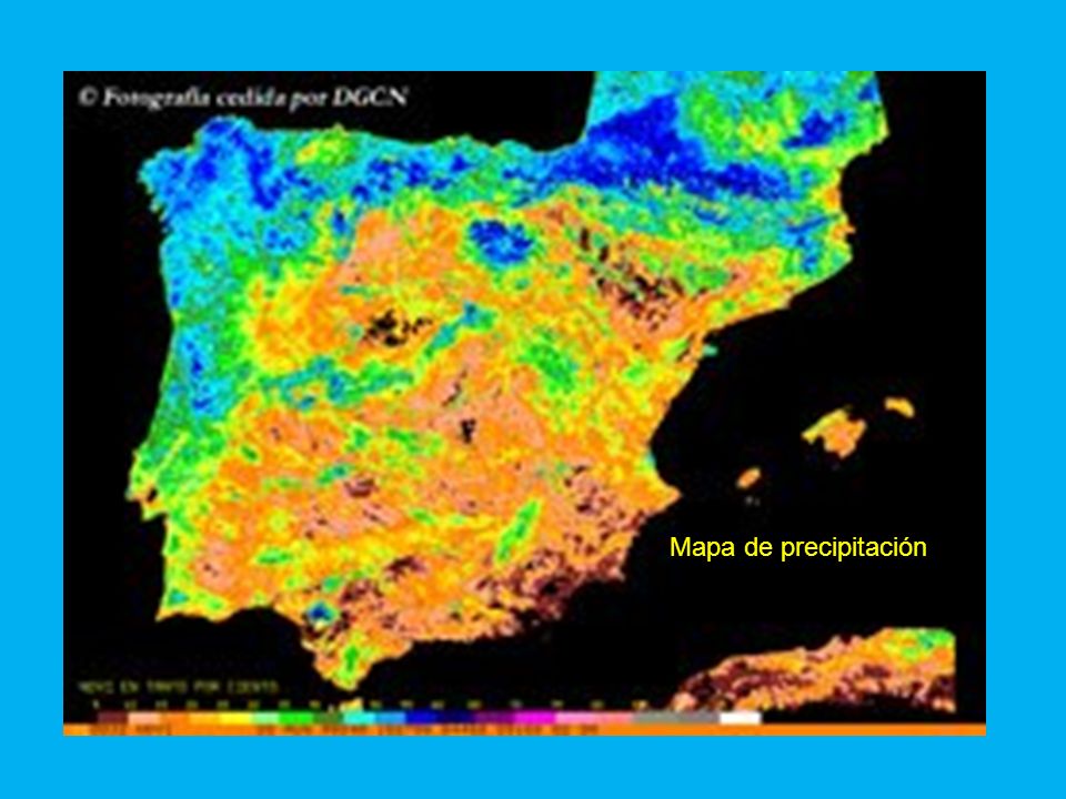 Mapa de precipitación Mapa de precipitación