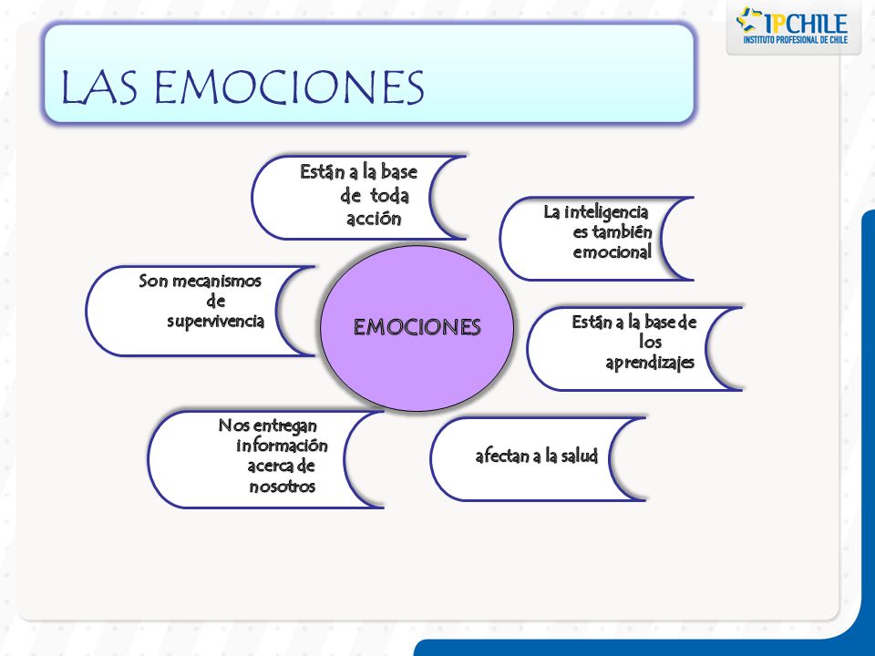 LAS EMOCIONES EMOCIONES Están a la base de toda acción