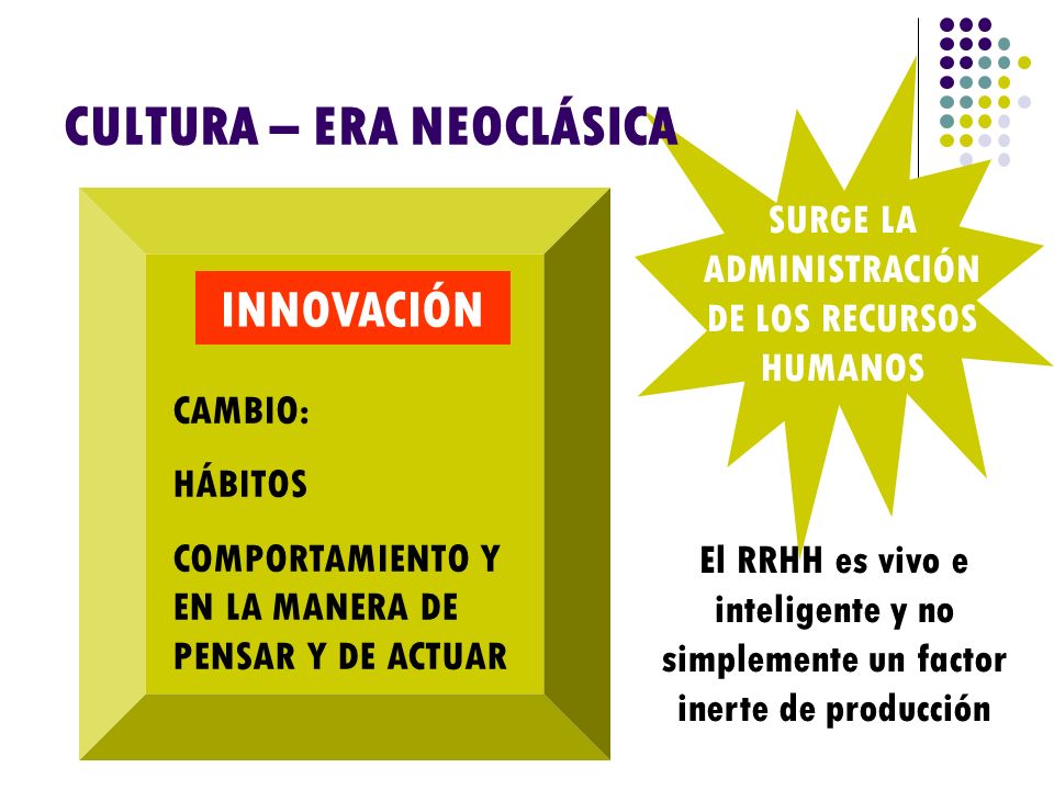 CULTURA – ERA NEOCLÁSICA