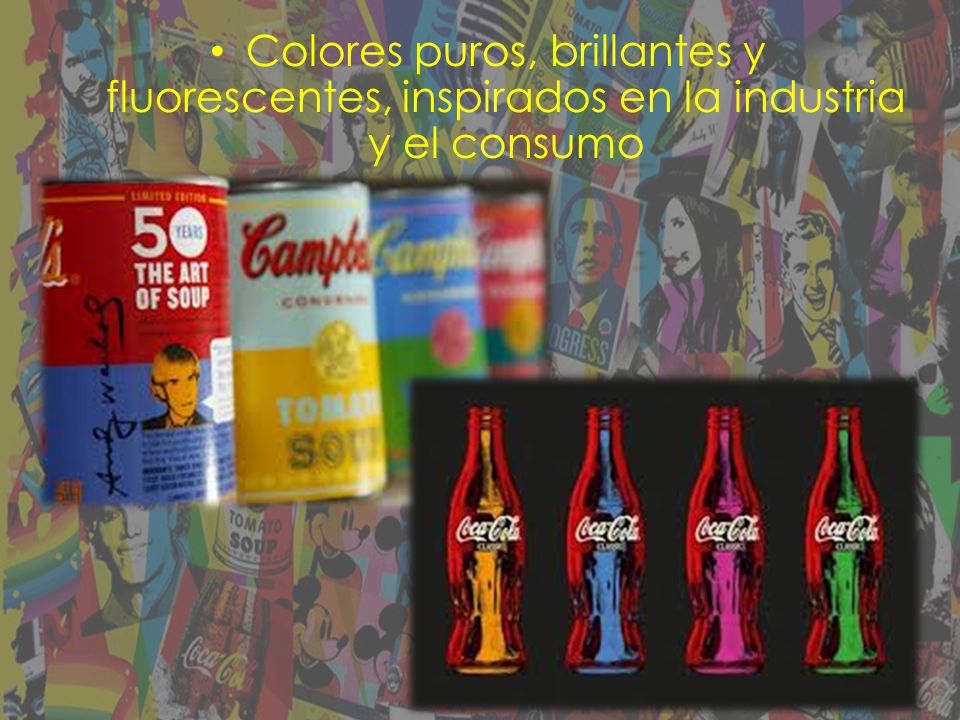 Colores puros, brillantes y fluorescentes, inspirados en la industria y el consumo