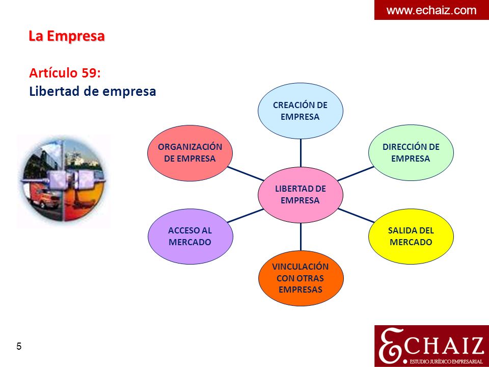 La Empresa Artículo 59: Libertad de empresa   CREACIÓN DE