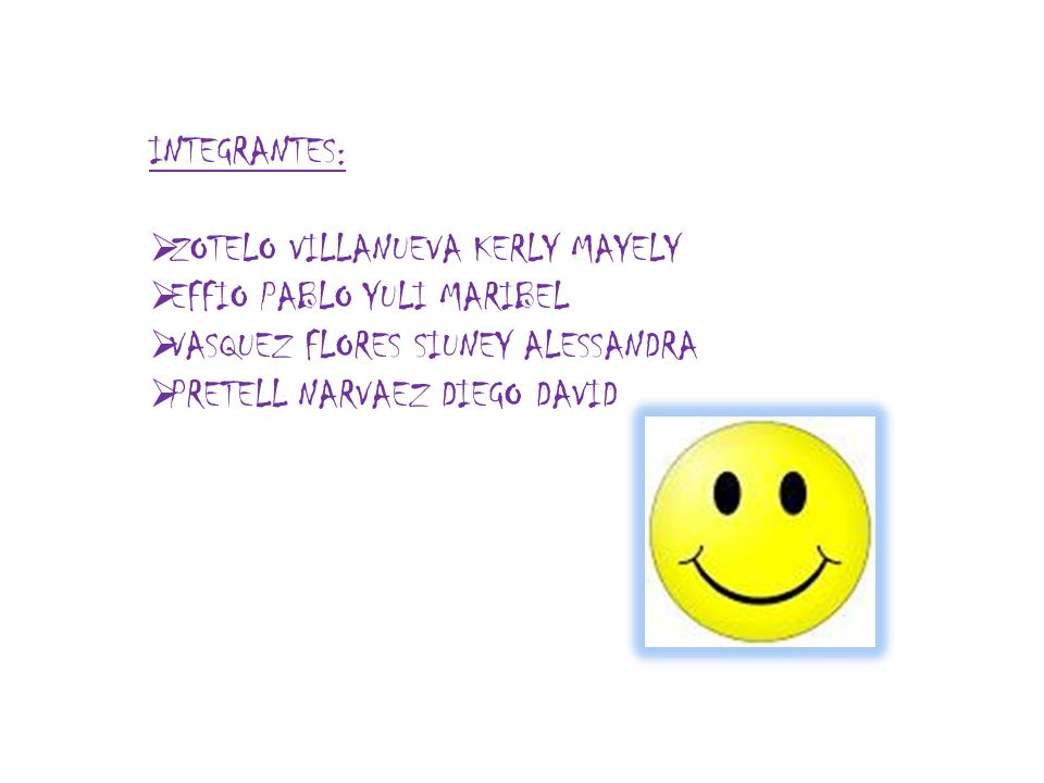 INTEGRANTES: ZOTELO VILLANUEVA KERLY MAYELY. EFFIO PABLO YULI MARIBEL. VASQUEZ FLORES SIUNEY ALESSANDRA.
