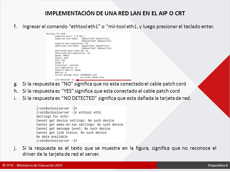 IMPLEMENTACIÓN DE UNA RED LAN EN EL AIP O CRT
