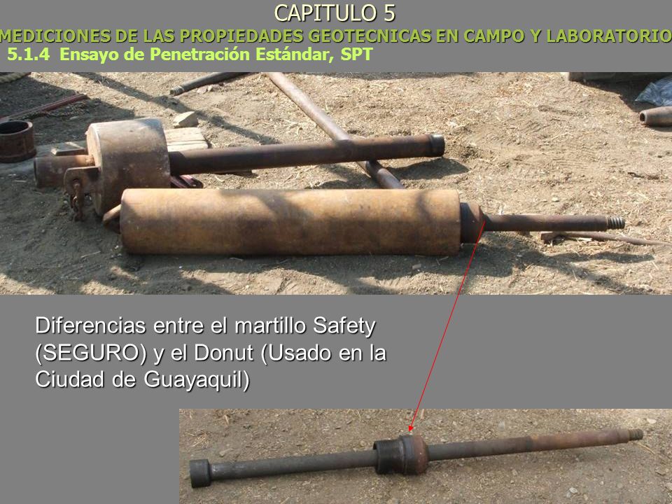 CAPITULO 5 MEDICIONES DE LAS PROPIEDADES GEOTECNICAS EN CAMPO Y LABORATORIO