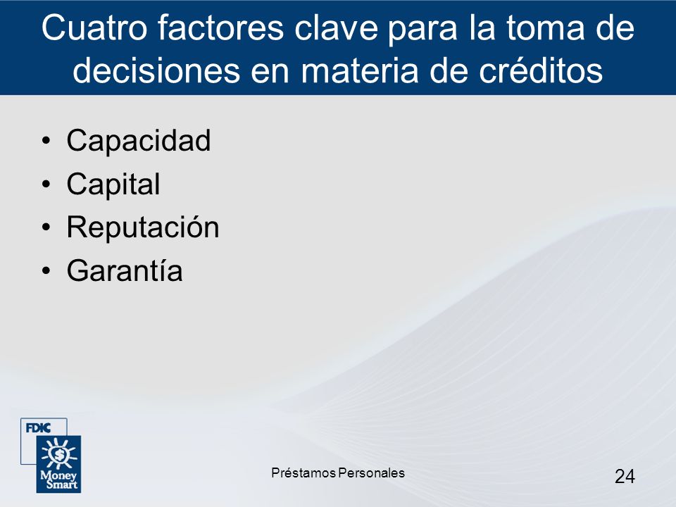 Cuatro factores clave para la toma de decisiones en materia de créditos