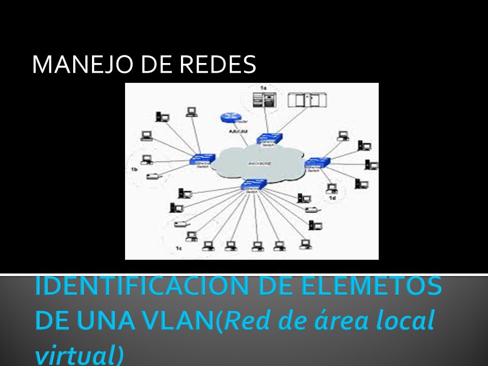 IDENTIFICACION DE ELEMETOS DE UNA VLAN(Red de área local virtual)