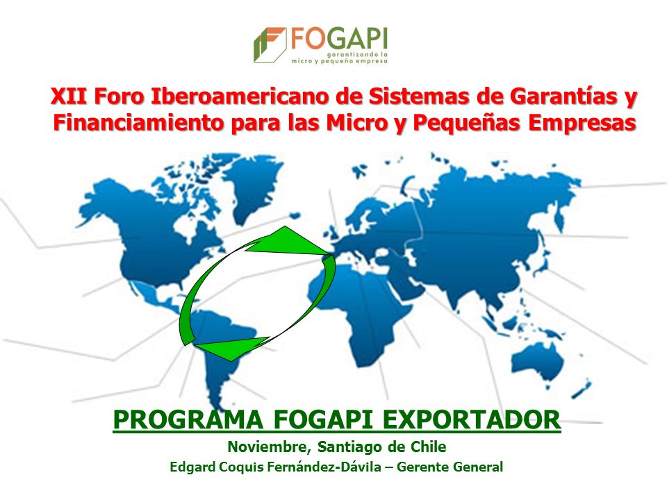 PROGRAMA FOGAPI EXPORTADOR