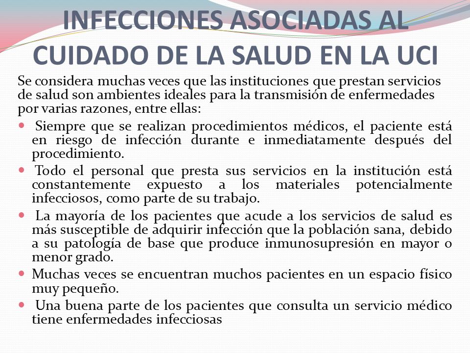 INFECCIONES ASOCIADAS AL CUIDADO DE LA SALUD EN LA UCI
