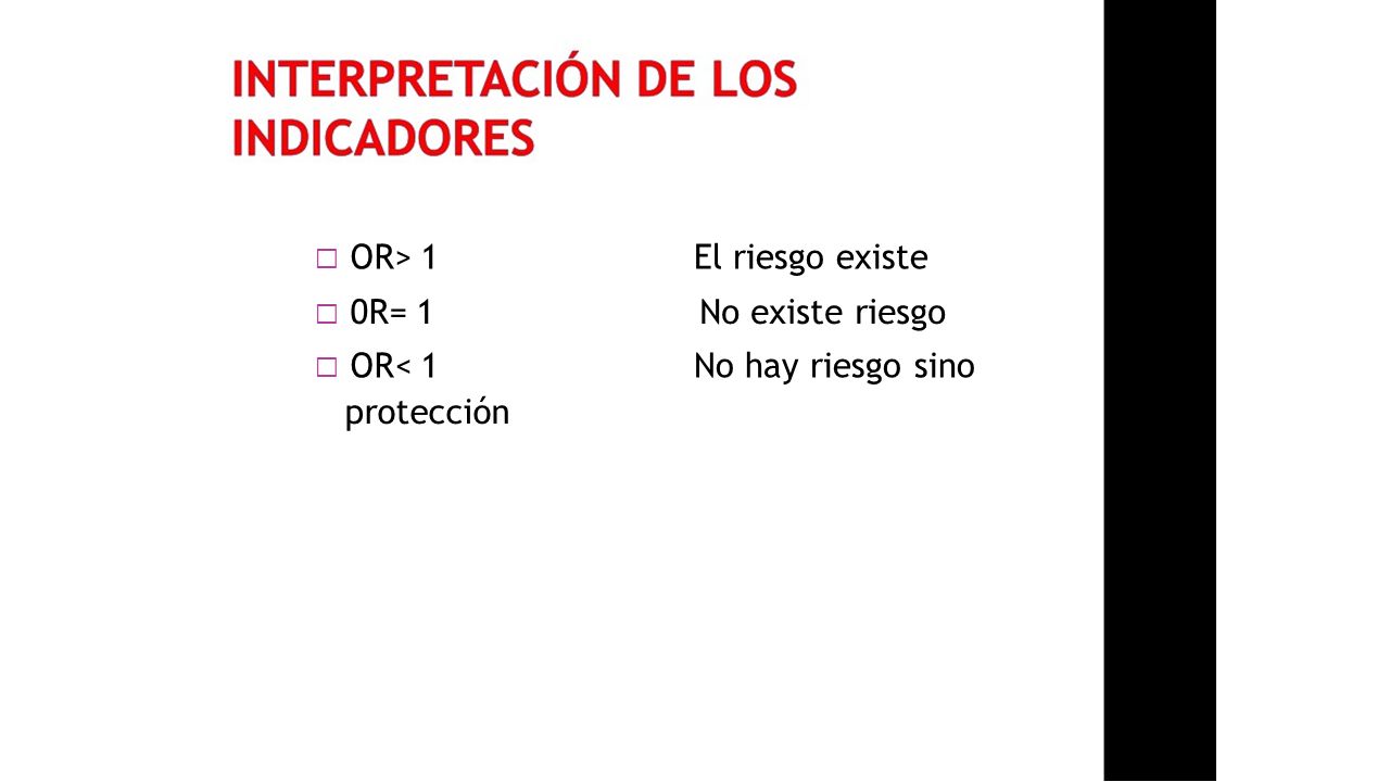 El riesgo existe No existe riesgo No hay riesgo sino protección