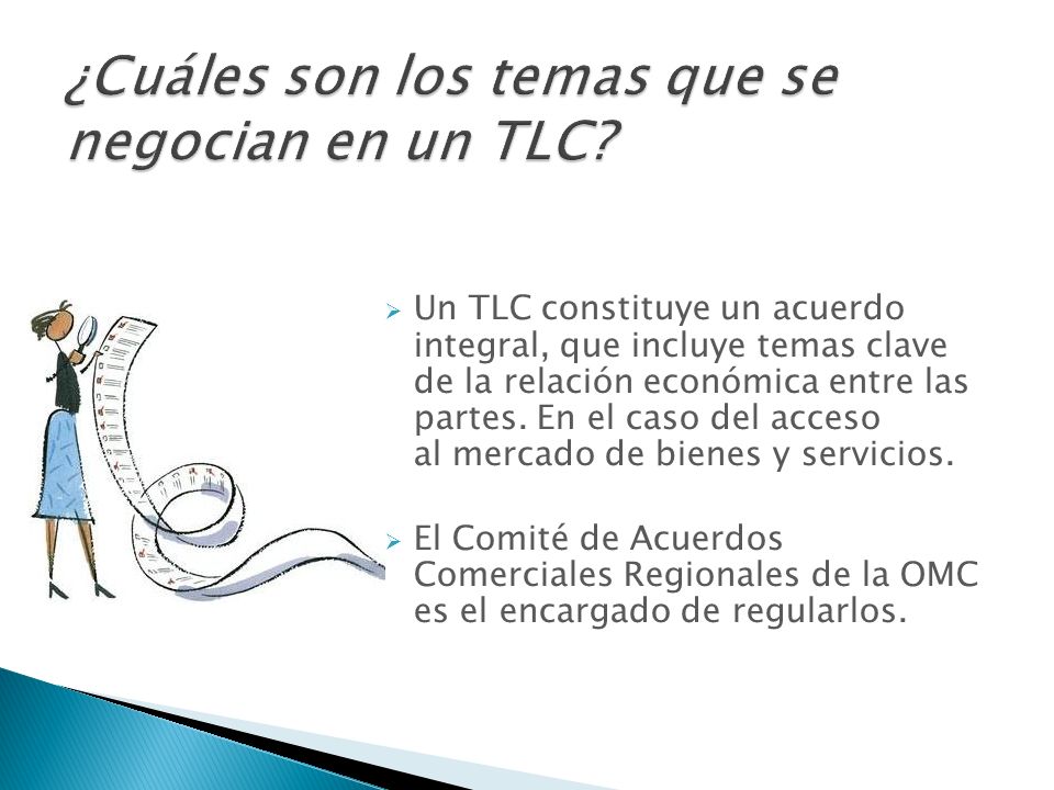 ¿Cuáles son los temas que se negocian en un TLC