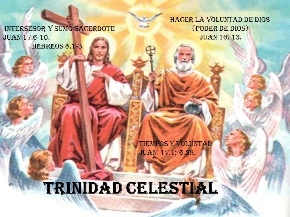 TRINIDAD CELESTIAL HACER LA VOLUNTAD DE DIOS (PODER DE DIOS)