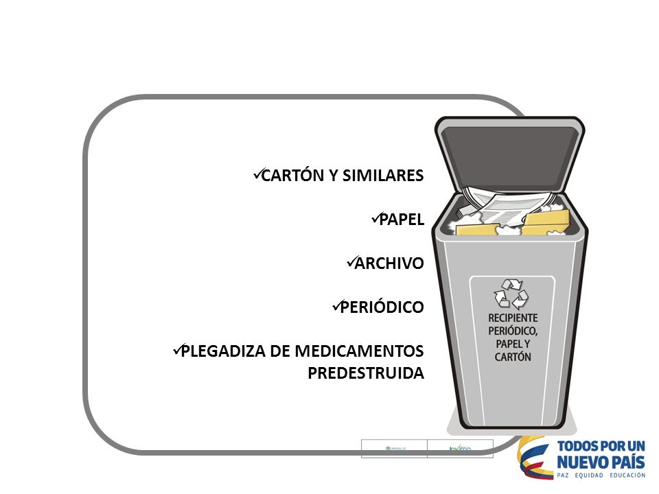 CARTÓN Y SIMILARES PAPEL ARCHIVO PERIÓDICO PLEGADIZA DE MEDICAMENTOS PREDESTRUIDA
