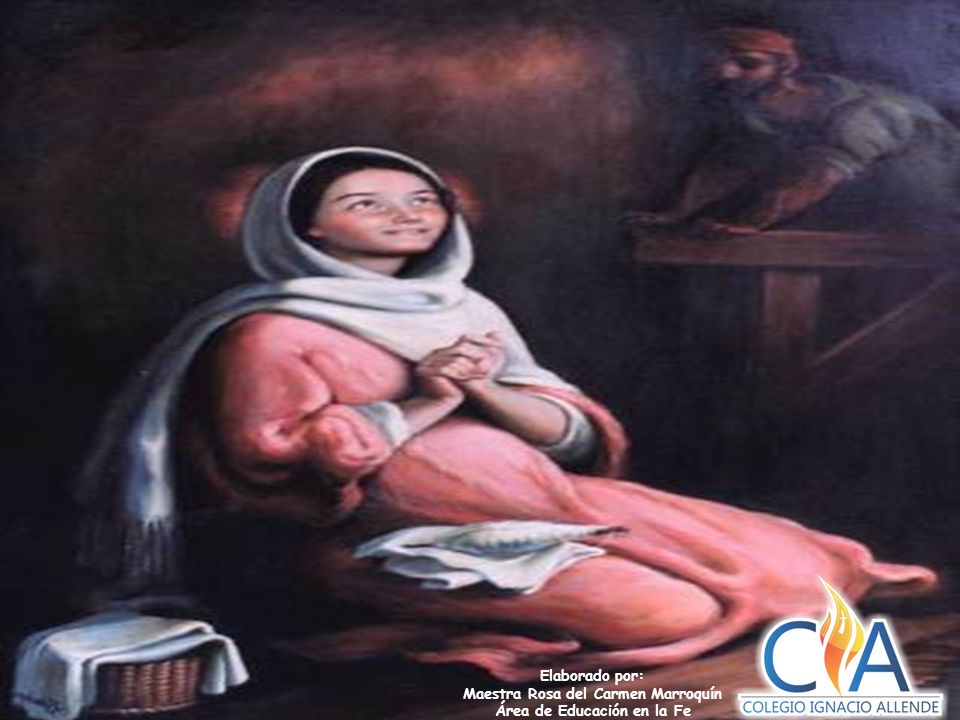 Maestra Rosa del Carmen Marroquín Área de Educación en la Fe