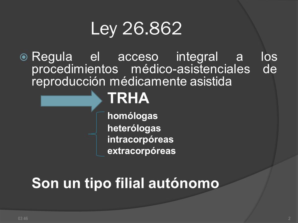Ley Son un tipo filial autónomo