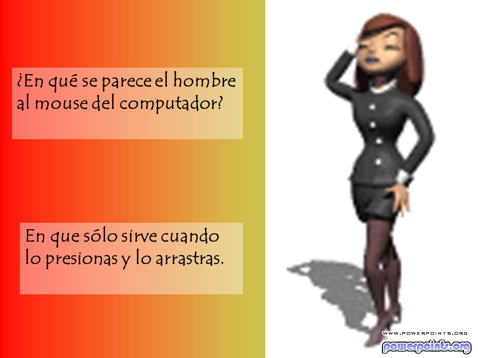 ¿En qué se parece el hombre al mouse del computador