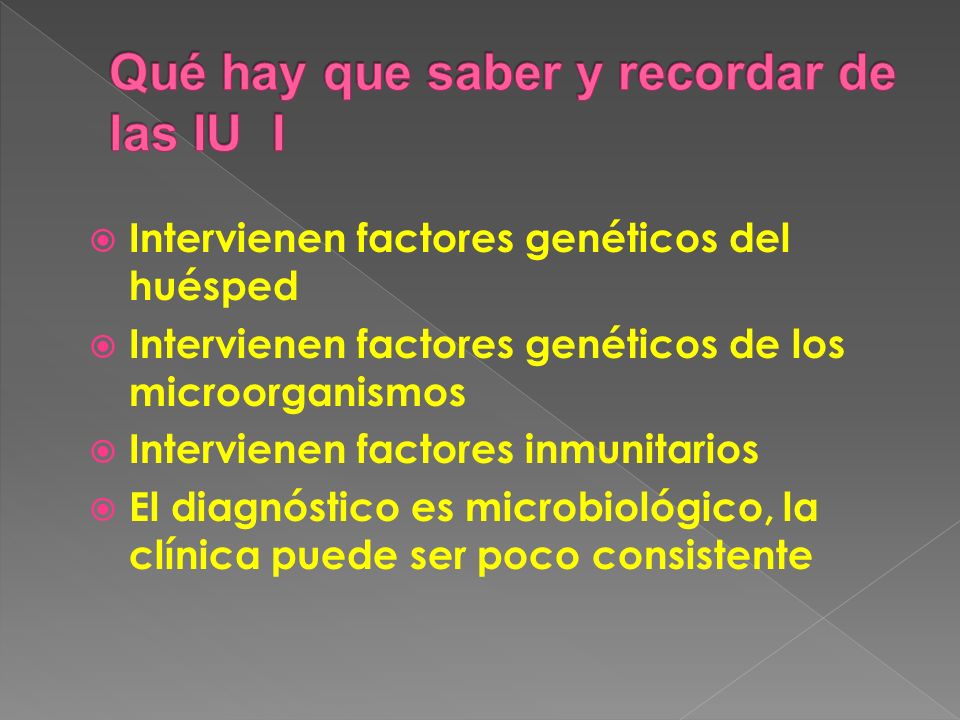 Qué hay que saber y recordar de las IU I