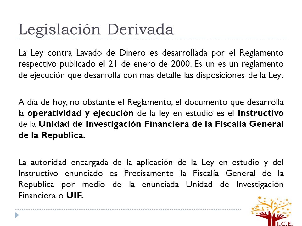 Legislación Derivada