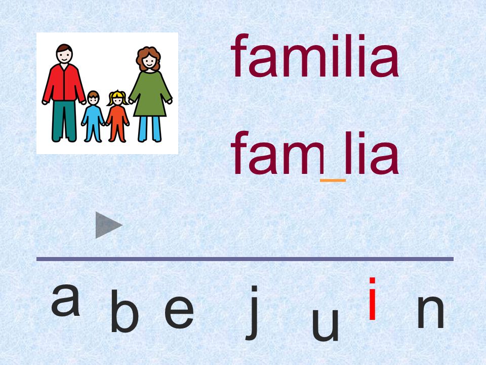 familia familia _ a i e j n b u