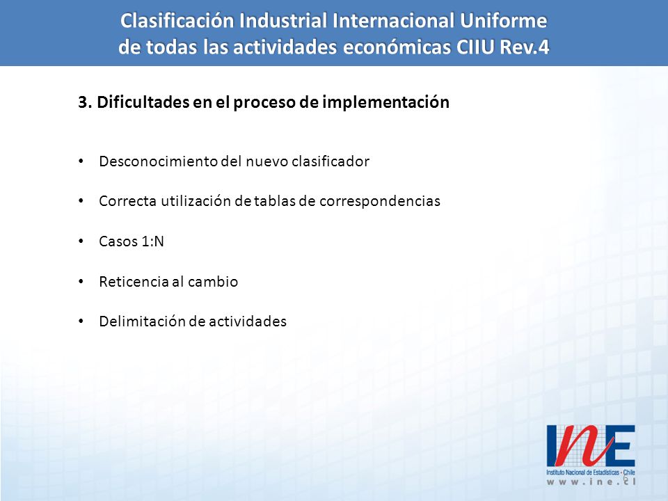 Clasificación Industrial Internacional Uniforme de todas las actividades económicas CIIU Rev.4