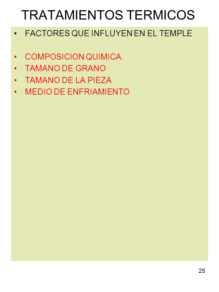 TRATAMIENTOS TERMICOS