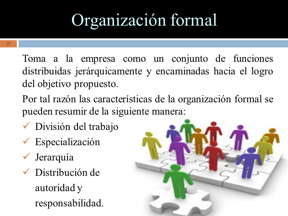 Organización formal