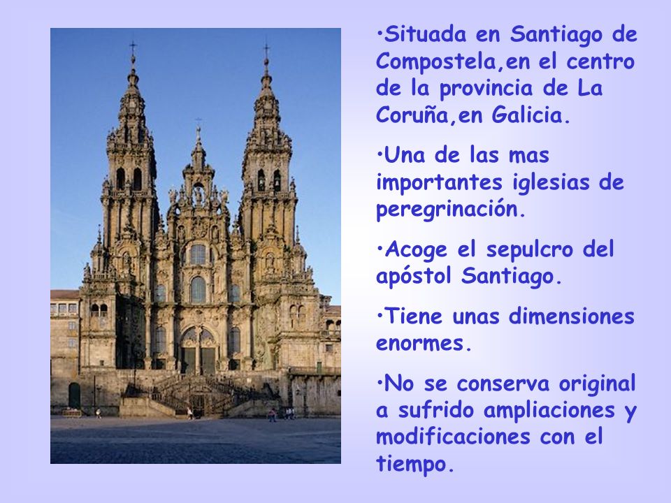 Situada en Santiago de Compostela,en el centro de la provincia de La Coruña,en Galicia.