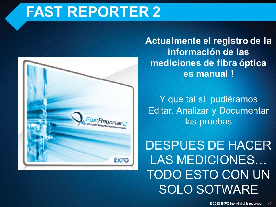 FAST REPORTER 2 SI SE PUEDE !! DESPUES DE HACER LAS MEDICIONES…