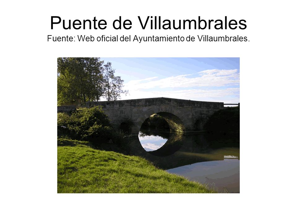 Puente de Villaumbrales Fuente: Web oficial del Ayuntamiento de Villaumbrales.
