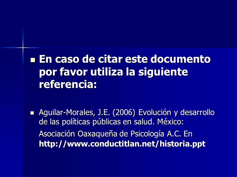 En caso de citar este documento por favor utiliza la siguiente referencia: