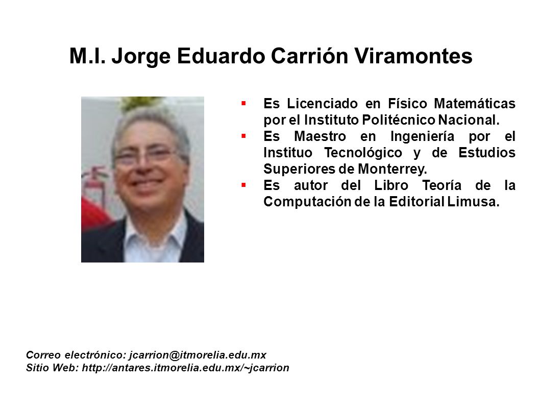 M.I. Jorge Eduardo Carrión Viramontes