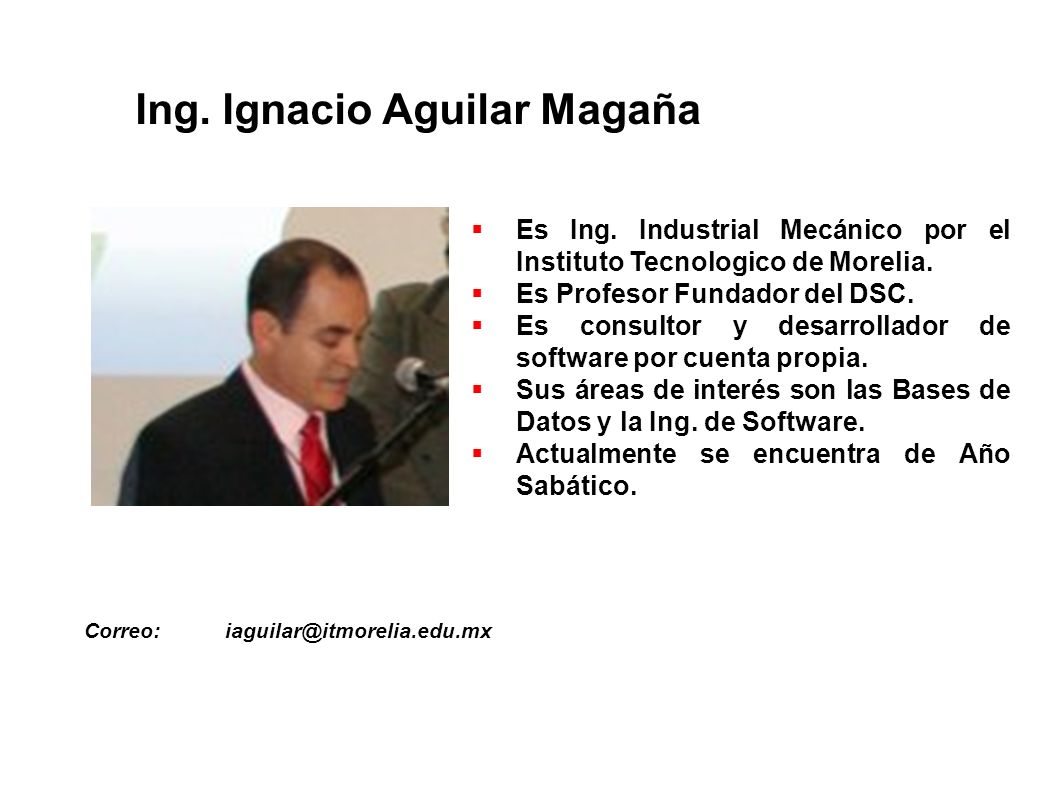 Ing. Ignacio Aguilar Magaña