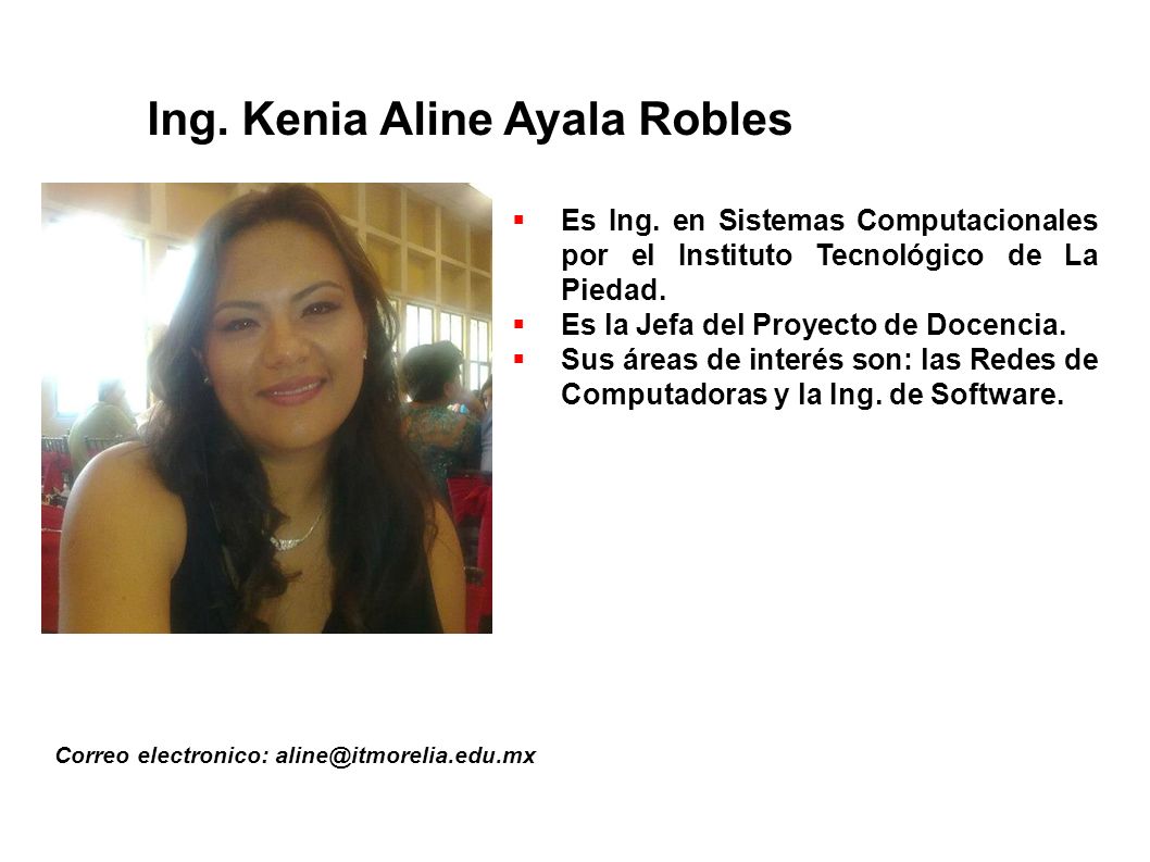 Ing. Kenia Aline Ayala Robles