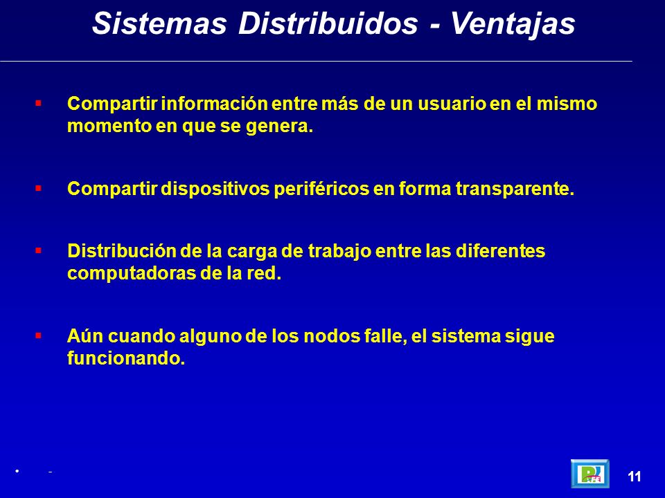 Sistemas Distribuidos - Ventajas