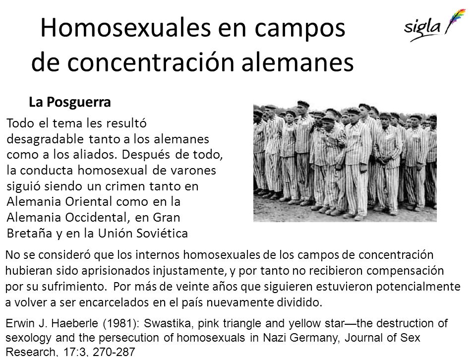 Homosexuales en campos de concentración alemanes