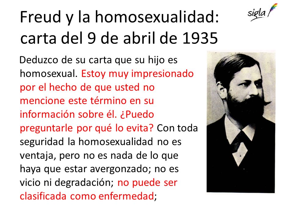 Freud y la homosexualidad: carta del 9 de abril de 1935