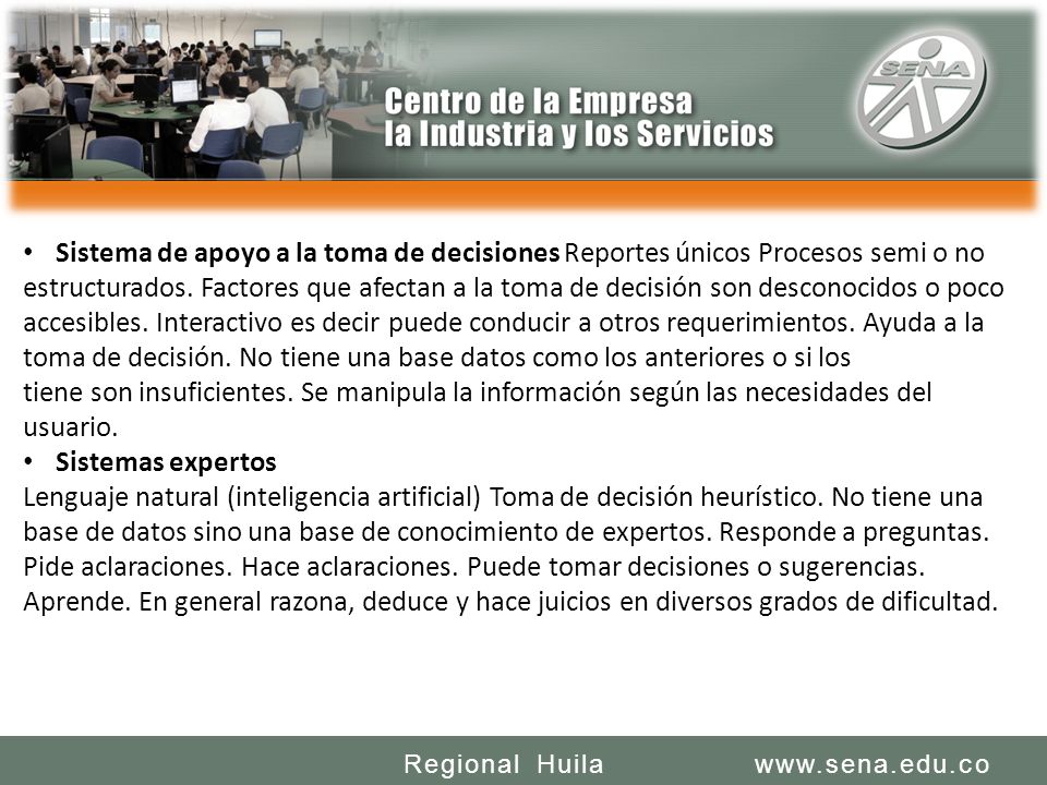 CENTRO DE LA INDUSTRIA LA EMPRESA Y LOS SERVICIOS